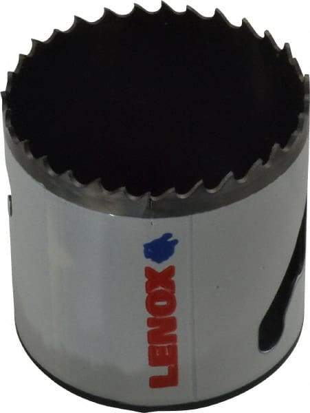 Lenox - 2-1/8" Diam, 1-1/2" Cutting Depth, Hole Saw - Bi-Metal Saw, Toothed Edge - Apex Tool & Supply
