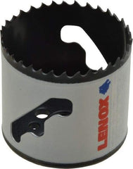 Lenox - 2-1/4" Diam, 1-1/2" Cutting Depth, Hole Saw - Bi-Metal Saw, Toothed Edge - Apex Tool & Supply