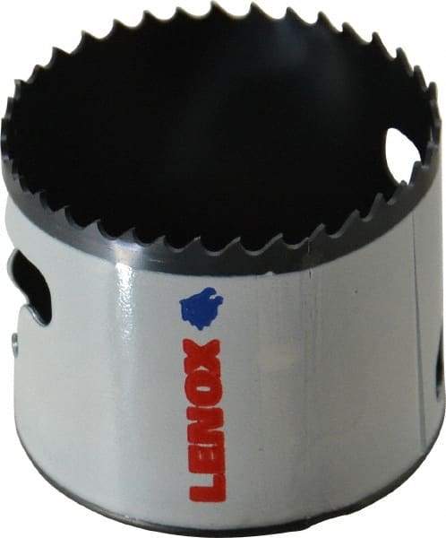 Lenox - 2-1/2" Diam, 1-1/2" Cutting Depth, Hole Saw - Bi-Metal Saw, Toothed Edge - Apex Tool & Supply