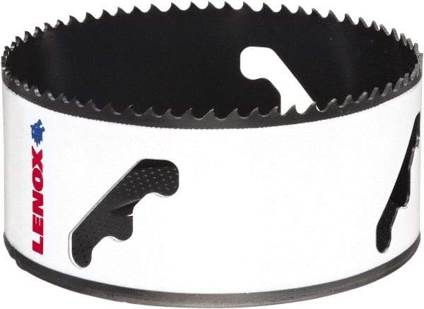 Lenox - 4-3/8" Diam, 1-1/2" Cutting Depth, Hole Saw - Bi-Metal Saw, Toothed Edge - Apex Tool & Supply