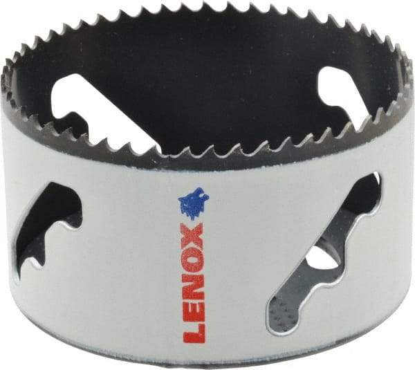 Lenox - 3-5/8" Diam, 1-1/2" Cutting Depth, Hole Saw - Bi-Metal Saw, Toothed Edge - Apex Tool & Supply