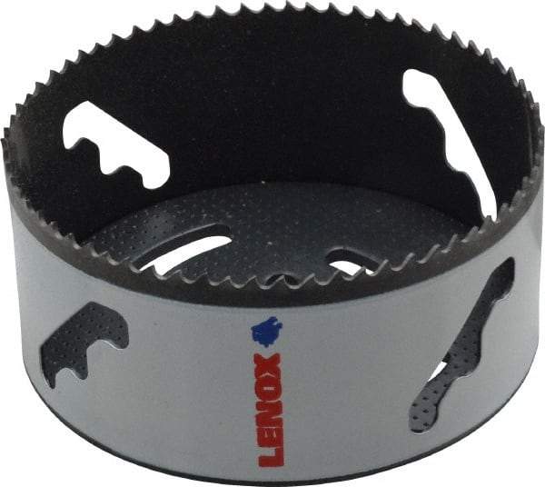 Lenox - 4-1/2" Diam, 1-1/2" Cutting Depth, Hole Saw - Bi-Metal Saw, Toothed Edge - Apex Tool & Supply