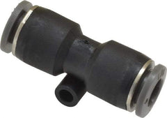 Norgren - 1/4" Tube OD, Brass Push-to-Connect Tube Union - Tube to Tube Connection, 150 Max psi, Nitrile O-Ring, 0 to 175°F Working Temp - Apex Tool & Supply