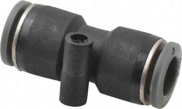 Norgren - 3/8" Tube OD, Brass Push-to-Connect Tube Union - Tube to Tube Connection, 150 Max psi, Nitrile O-Ring, 0 to 175°F Working Temp - Apex Tool & Supply
