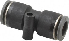 Norgren - 3/8" Tube OD, Brass Push-to-Connect Tube Union - Tube to Tube Connection, 150 Max psi, Nitrile O-Ring, 0 to 175°F Working Temp - Apex Tool & Supply
