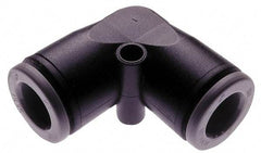 Norgren - 4mm Tube OD, Brass Push-to-Connect Tube Union Elbow - Tube to Tube Connection, 150 Max psi, Nitrile O-Ring, 0 to 175°F Working Temp - Apex Tool & Supply