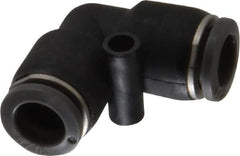 Norgren - 5/16" Tube OD, Brass Push-to-Connect Tube Union Elbow - Tube to Tube Connection, 150 Max psi, Nitrile O-Ring, 0 to 175°F Working Temp - Apex Tool & Supply