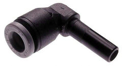 Norgren - 4mm Tube OD, Brass Push-to-Connect Tube Stem Elbow - Tube to Stem Connection, 150 Max psi, Nitrile O-Ring, 0 to 175°F Working Temp - Apex Tool & Supply
