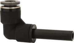 Norgren - 1/4" Tube OD, Brass Push-to-Connect Tube Stem Elbow - Tube to Stem Connection, 150 Max psi, Nitrile O-Ring, 0 to 175°F Working Temp - Apex Tool & Supply