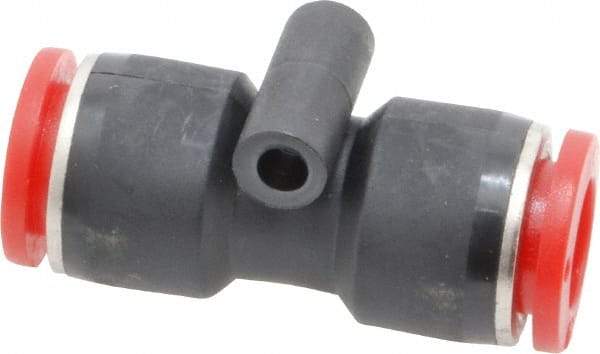 Norgren - 10mm Tube OD, Brass Push-to-Connect Tube Union - Tube to Tube Connection, 150 Max psi, Nitrile O-Ring, 0 to 175°F Working Temp - Apex Tool & Supply