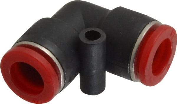 Norgren - 10mm Tube OD, Brass Push-to-Connect Tube Union Elbow - Tube to Tube Connection, 150 Max psi, Nitrile O-Ring, 0 to 175°F Working Temp - Apex Tool & Supply