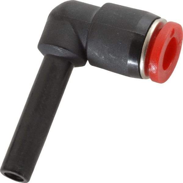Norgren - 6mm Tube OD, Brass Push-to-Connect Tube Stem Elbow - Tube to Stem Connection, 150 Max psi, Nitrile O-Ring, 0 to 175°F Working Temp - Apex Tool & Supply