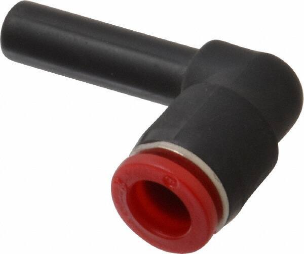 Norgren - 8mm Tube OD, Brass Push-to-Connect Tube Stem Elbow - Tube to Stem Connection, 150 Max psi, Nitrile O-Ring, 0 to 175°F Working Temp - Apex Tool & Supply