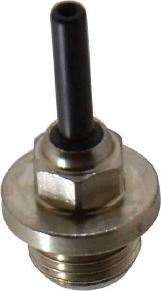Norgren - 1/4 BSPP Brass Push-to-Connect Tube Male Stem Connector - 150 Max psi, Nitrile O-Ring, 0 to 175°F Working Temp - Apex Tool & Supply