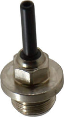Norgren - 1/4 BSPP Brass Push-to-Connect Tube Male Stem Connector - 150 Max psi, Nitrile O-Ring, 0 to 175°F Working Temp - Apex Tool & Supply