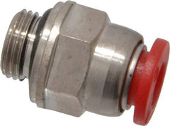 Norgren - 6mm Tube OD, 1/8 BSPP Brass Push-to-Connect Tube Male Connector - Tube to Male BSPP Connection, 150 Max psi, Nitrile O-Ring, 0 to 175°F Working Temp - Apex Tool & Supply