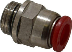 Norgren - 8mm Tube OD, 1/4 BSPP Brass Push-to-Connect Tube Male Connector - Tube to Male BSPP Connection, 150 Max psi, Nitrile O-Ring, 0 to 175°F Working Temp - Apex Tool & Supply