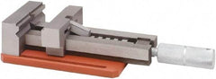 Value Collection - 4" Jaw Width, 4" Jaw Opening Capacity, 1" Jaw Height, Toolmaker's Vise - Flat Jaw, 9" OAL - Apex Tool & Supply