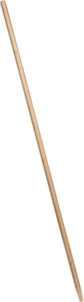 Weiler - 60 x 15/16" Wood Handle for Floor Brushes & Garage Brushes - Threaded Connection, Tan - Apex Tool & Supply