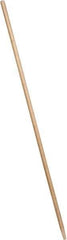 PRO-SOURCE - 60 x 1-1/8" Wood Handle for Outdoor Street Brooms & Window Brushes - Tapered Connection, Tan - Apex Tool & Supply