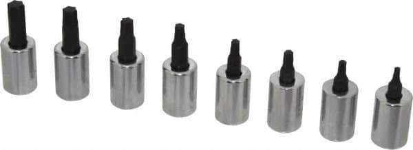 Proto - 8 Piece 3/8" Drive Torx Bit Socket Set - T15 to T50 Torx - Apex Tool & Supply