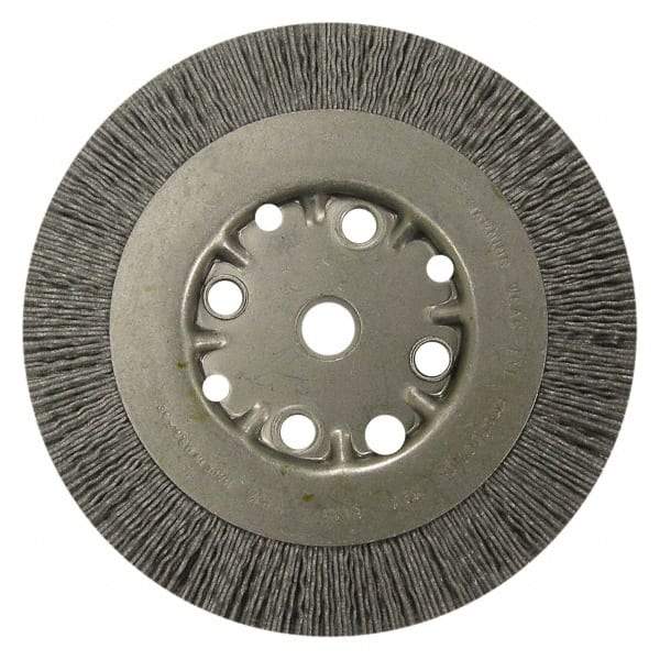 Anderson - 10" OD, 3/4" Arbor Hole, Crimped Nylon Wheel Brush - 1" Face Width - Apex Tool & Supply