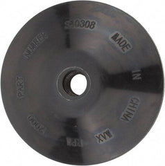DeWALT - 4-1/2" Diam Locking Nut Disc Backing Pad - Medium Density, 12,000 RPM - Apex Tool & Supply