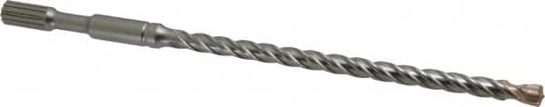 DeWALT - 5/8" Diam, Spline Shank, Carbide-Tipped Rotary & Hammer Drill Bit - Apex Tool & Supply