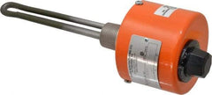Value Collection - 1 Element, 6-3/8" Immersion Length, Standard Housing, Stainless Steel Pipe Plug Immersion Heater - 1 Phase, 120 Volt, 500 Watt, 43 Watts/Sq In, Stainless Steel Plug - Apex Tool & Supply