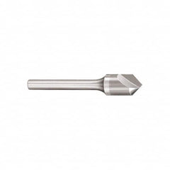 SGS - 3/16" Head Diam, 3/16" Shank Diam, 1 Flute 60° Solid Carbide Countersink - Apex Tool & Supply