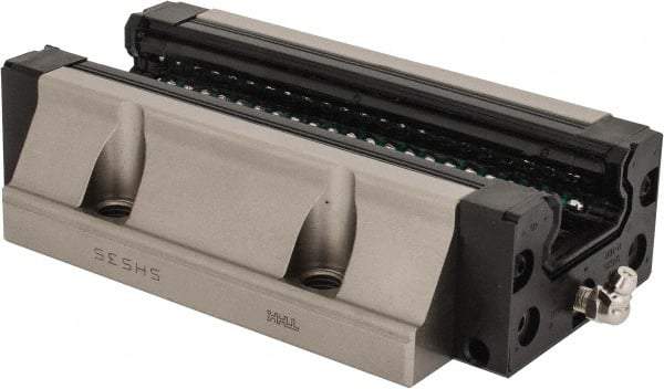 THK - 106mm L x 90mm W x 35mm H, 52mm Transverse Hole Spcg, 72mm Lateral Hole Spcg, 4 Way SHS Block w/Caged Ball - 31mm Overhang, 44.8 Kn Dynamic Capacity, M10x8.5 Hole, 66.6 kn Static Load Rating, 42" High Assembly - Apex Tool & Supply