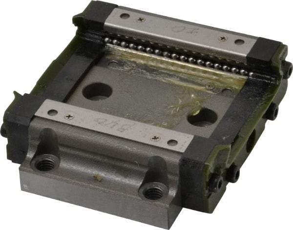 THK - 59mm L x 68mm W x 18mm H, 26mm Transverse Hole Spcg, 53mm Lateral Hole Spcg, 4 Way HRW Block - 13.5mm Overhang, 6.18 Kn Dynamic Capacity, M5x4.4 Hole, 11.5 kn Static Load Rating, 17" High Assembly - Apex Tool & Supply