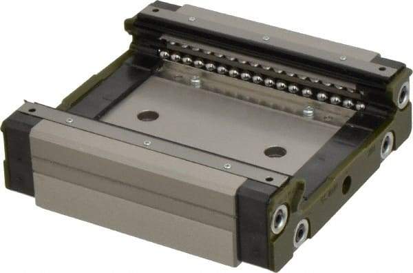 THK - 107mm L x 100mm W x 31mm H, 50mm Transverse Hole Spcg, 76mm Lateral Hole Spcg, 4 Way HRW Block - 15.5mm Overhang, 27.2 Kn Dynamic Capacity, M8x8 Hole, 45.9 kn Static Load Rating, 35" High Assembly - Apex Tool & Supply