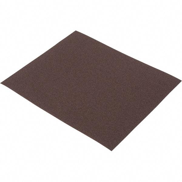 Norton - 80 Grit, Aluminum Oxide Sanding Sheet - 11" Long x 9" Wide, Medium Grade, J Weighted Cloth Backing - Apex Tool & Supply
