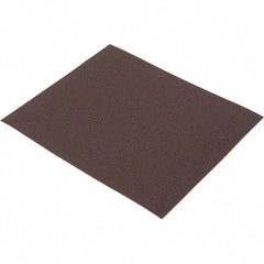 Norton - 80 Grit, Aluminum Oxide Sanding Sheet - 11" Long x 9" Wide, Medium Grade, J Weighted Cloth Backing - Apex Tool & Supply