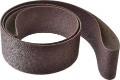 3M - 3" Wide x 120" OAL, 36 Grit, Aluminum Oxide Abrasive Belt - Aluminum Oxide, Very Coarse, Coated, X Weighted Cloth Backing, Series 341D - Apex Tool & Supply