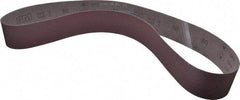 3M - 3" Wide x 60" OAL, 80 Grit, Aluminum Oxide Abrasive Belt - Aluminum Oxide, Medium, Coated, X Weighted Cloth Backing, Series 341D - Apex Tool & Supply