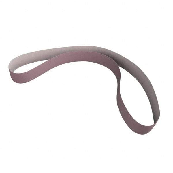3M - 3" Wide x 79" OAL, 80 Grit, Aluminum Oxide Abrasive Belt - Aluminum Oxide, Medium, Coated, X Weighted Cloth Backing, Series 341D - Apex Tool & Supply