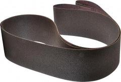 3M - 4" Wide x 132" OAL, 80 Grit, Aluminum Oxide Abrasive Belt - Aluminum Oxide, Medium, Coated, X Weighted Cloth Backing, Series 240D - Apex Tool & Supply