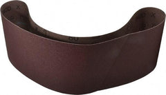 3M - 6" Wide x 48" OAL, 80 Grit, Aluminum Oxide Abrasive Belt - Aluminum Oxide, Medium, Coated, X Weighted Cloth Backing, Series 340D - Apex Tool & Supply