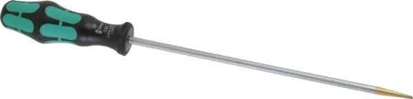 Wera - 298mm OAL Standard Slotted Screwdriver - Round Shank, Ergonomic Handle - Apex Tool & Supply