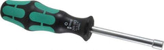 Wera - 3/16" Hollow Shaft Nutdriver - Ergonomic Handle, 6-1/4" OAL - Apex Tool & Supply