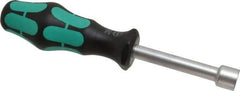 Wera - 1/2" Hollow Shaft Nutdriver - Ergonomic Handle, 7-3/4" OAL - Apex Tool & Supply