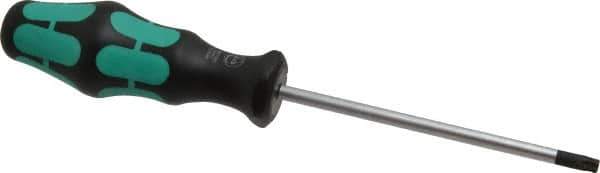 Wera - T27 Torx Driver - 4-1/4" Blade Length, 8-3/4" OAL, Ergonomic Handle - Apex Tool & Supply