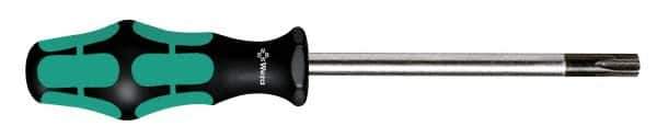 Wera - T40 Torx Driver - 5" Blade Length, 9-5/8" OAL, Ergonomic Handle - Apex Tool & Supply