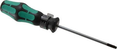 Wera - T20 Torx Driver - 4" Blade Length, 7-7/8" OAL, Ergonomic Handle - Apex Tool & Supply