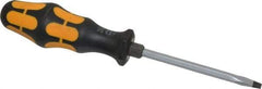 Wera - 205mm OAL Standard Slotted Screwdriver - Hexagon Shank, Ergonomic Handle - Apex Tool & Supply