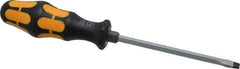 Wera - 230mm OAL Standard Slotted Screwdriver - Hexagon Shank, Ergonomic Handle - Apex Tool & Supply