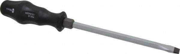 Wera - 317mm OAL Standard Slotted Screwdriver - Hexagon Shank, Ergonomic Handle - Apex Tool & Supply