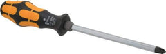 Wera - #3, 10-1/4" OAL, Demolition Phillips Screwdriver - 6" Blade Length, Hexagon Shank, Ergonomic Handle - Apex Tool & Supply